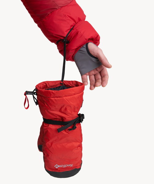 Рукавицы пуховые RedFox K2 Extreme II (M; Темно-Красный)
